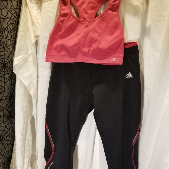 Nike, Champion Other - FITNESS BUNDLE NIKE Leggings CHAMPION Sports Bra